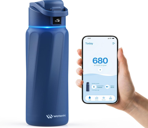 Smart Reusable Water Bottle with Hydration Tracker