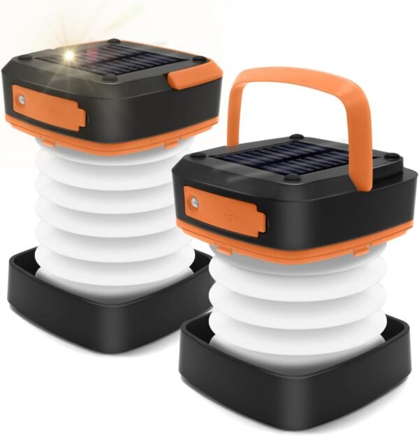 Foldable Solar-Powered Camping Lantern