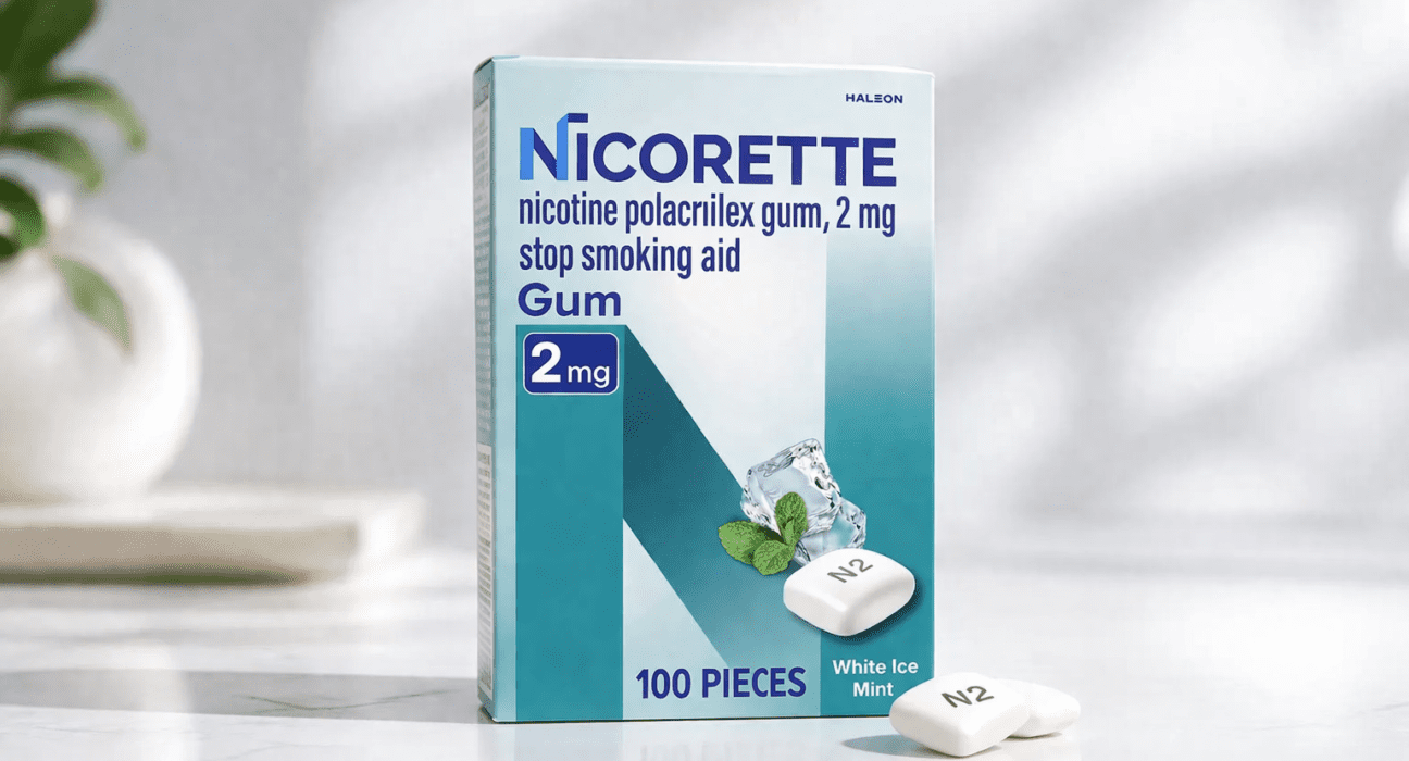 Nicotine gum for quitting smoking and reducing cravings safely