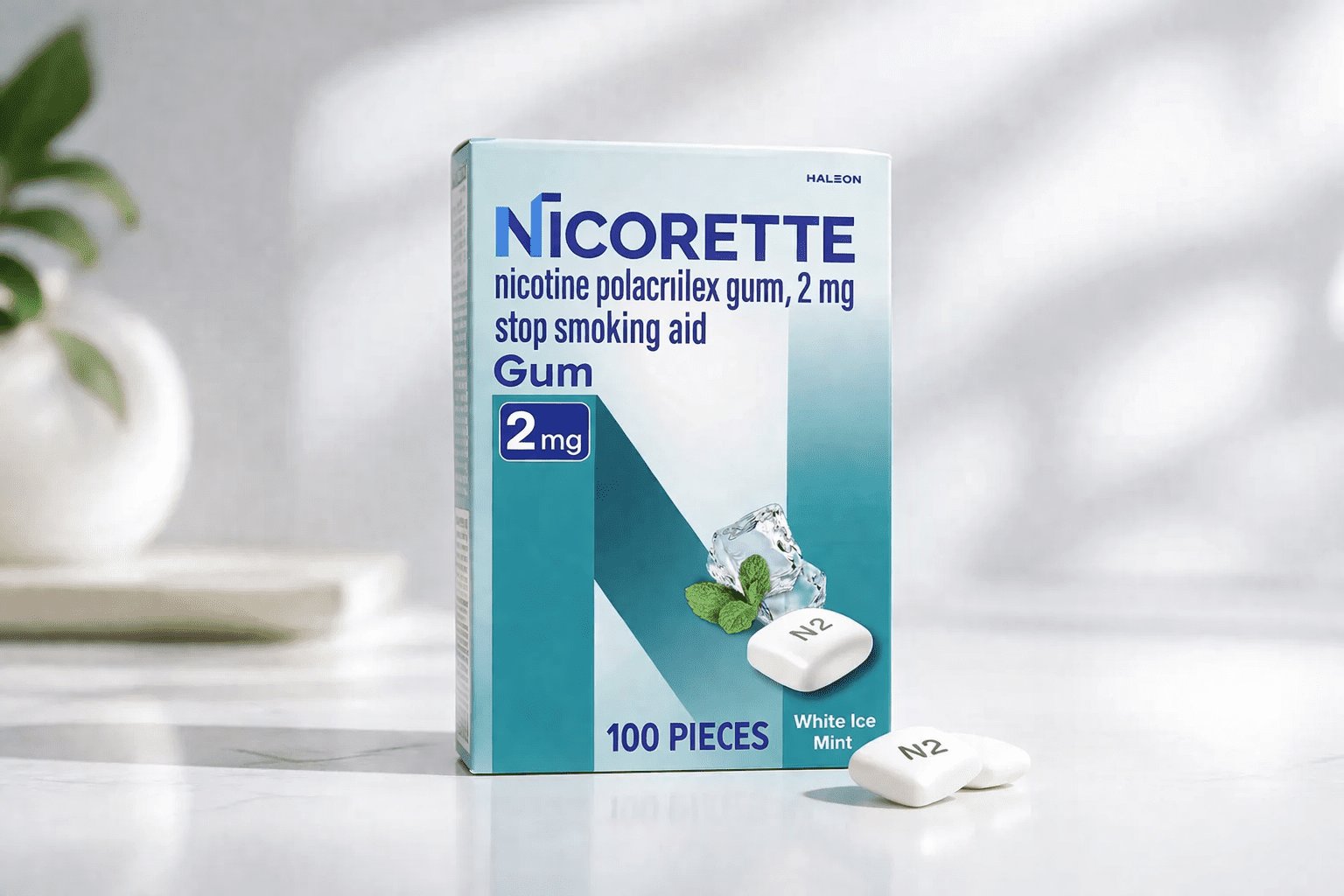 Nicotine gum for quitting smoking and reducing cravings safely