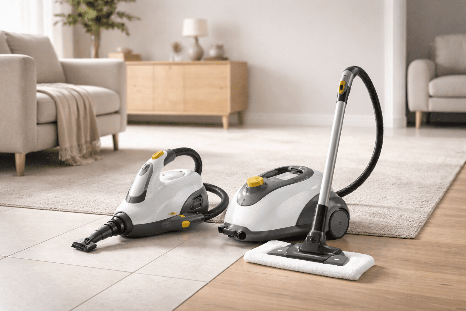 portable steam cleaners for carpets tiles and upholstery in modern home