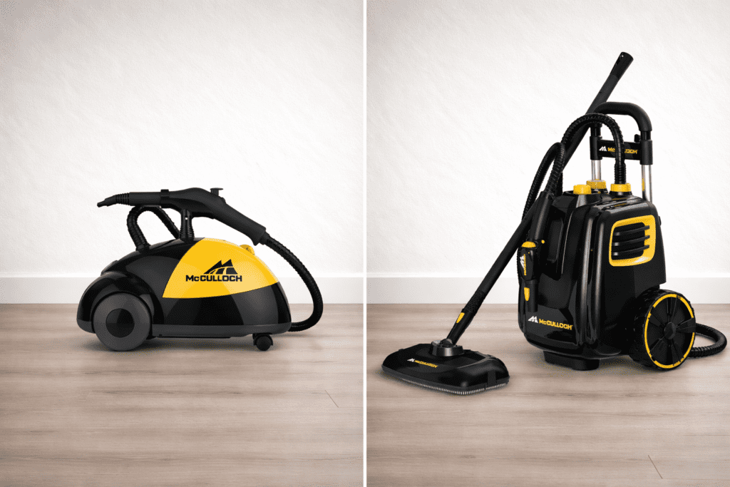 McCulloch MC1275 vs MC1385 steam cleaner comparison