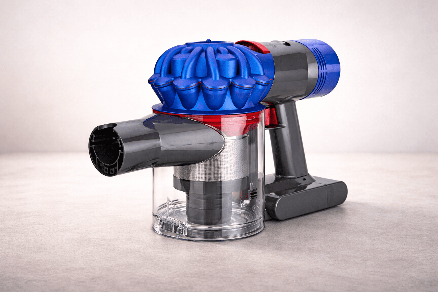 Dyson V7 Trigger cordless handheld vacuum on neutral background