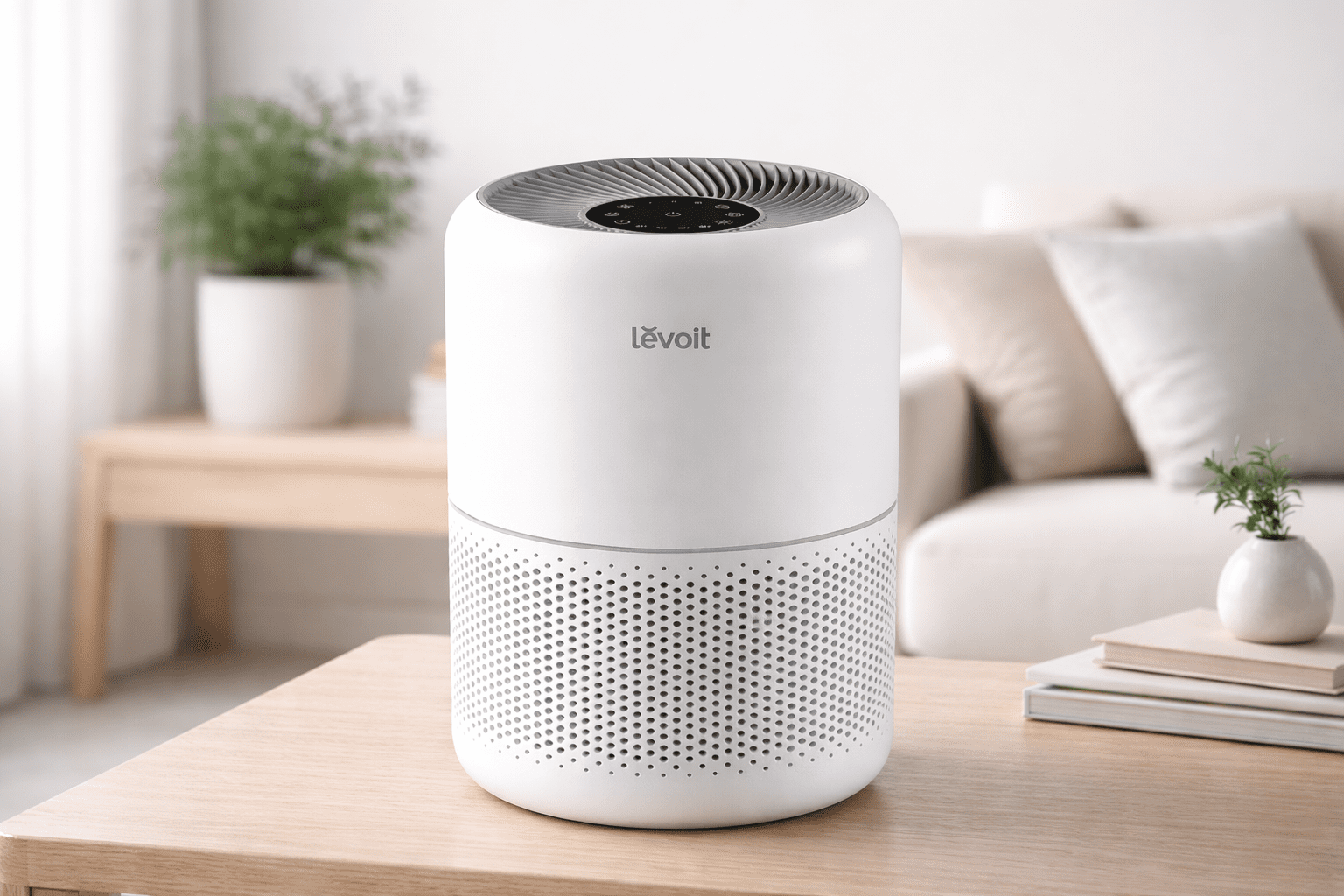 Levoit Core 300 air purifier in modern room