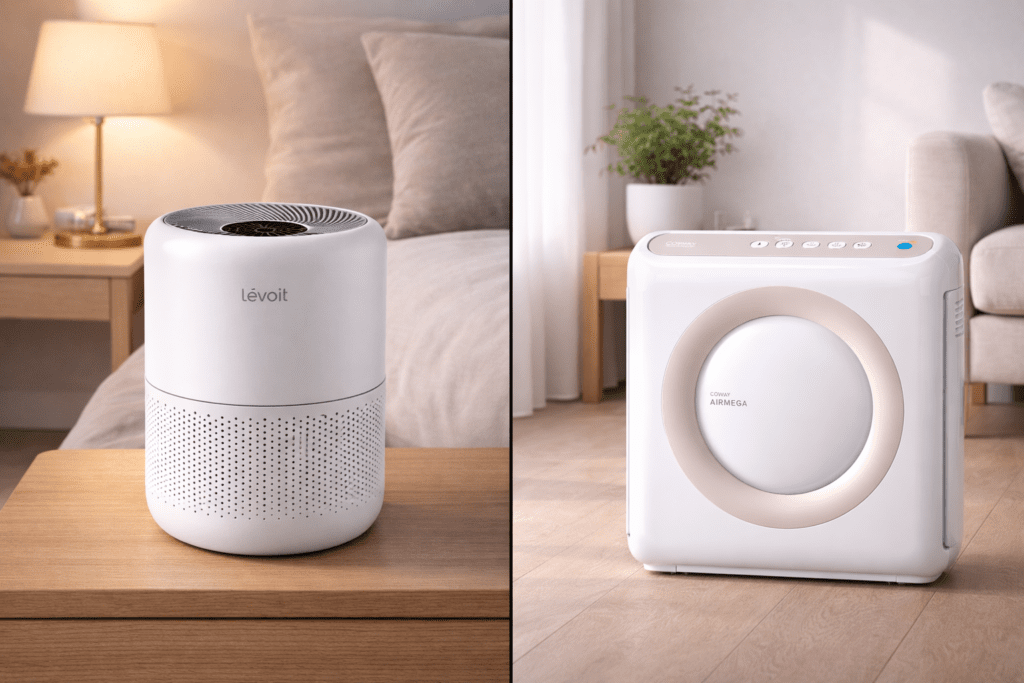 Levoit Core 300 vs Coway Airmega air purifier comparison