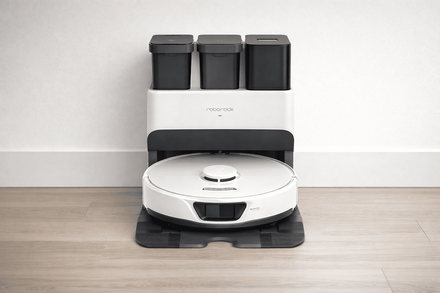 Roborock S7 robot vacuum on modern floor