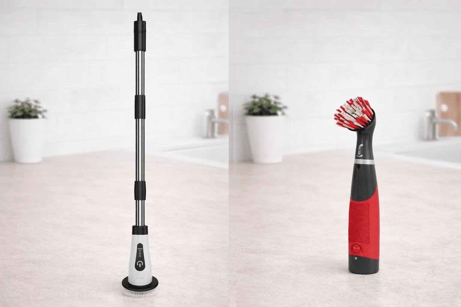 Leebein vs Rubbermaid scrubber comparison