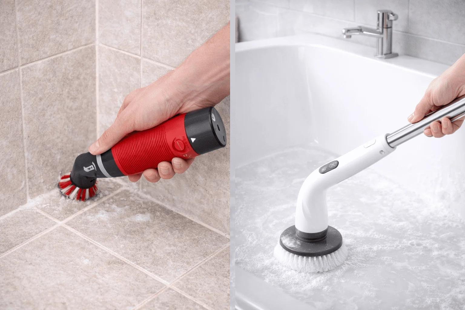 Rubbermaid and Labigo scrubber use comparison